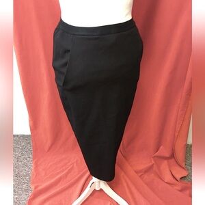 Rick Owens Larry bodycon midi skirt black size 4